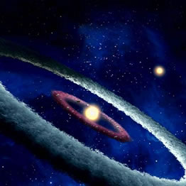 Recreación do protoplaneta